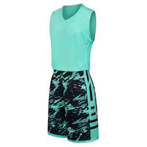 Uniformes de basket-ball professionnels avec impression par sublimation ou broderie en polyester évacuant l'humidité pour les joueurs - Product Image 2