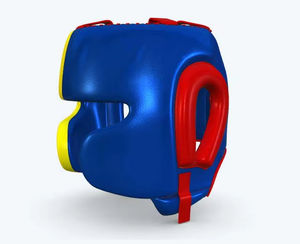 Professional Boxing Kickboxing Head Guards Full Face Chin Protection Custom <b>Synthetic</b> <b>Leather</b> Portable - Product Image 2