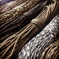 Corde de paracorde nautique double tressée 2 brins, robuste et résistante, structure tressée solide, polyvalente pour la navigation dynamique