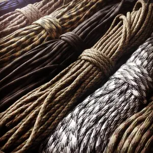 Double Braid Nautical Paracord Climbing Rope Strong Structure with Twisted and Solid Braid Made of Durable Braided Nylon