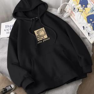 Sudadera con Capucha de Manga Larga para Mujer, Diseño Personalizado, Transpirable, Forro Interior de Algodón, Antiencogimiento, Estampado Otoñal, Bordado 3D - Product Image 2