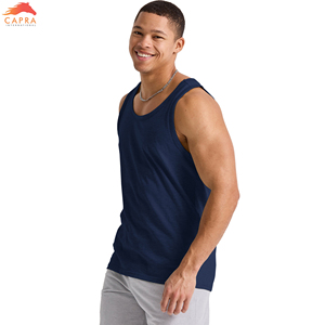 OEM เปล่าที่กําหนดเองพิมพ์ขายส่งผ้าฝ้ายผู้ชายเสื้อกล้ามเสื้อกล้ามแห้งเร็วที่มีหลายสีขนาดบวก - Product Image 6
