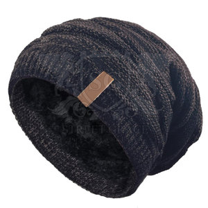 2024 nouveau Design haute qualité coton/laine bonnet chapeaux OEM Service de gros sur mesure pour la saison d'hiver - Product Image 1