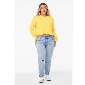 2025 femmes col rond polaire sweat hiver imprimé respirant goutte-épaule longueur régulière - Product Image 4