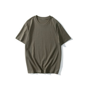 T-shirt tricoté surdimensionné d'impression personnalisée de haute qualité 210 GSM pour hommes 100% coton longue longueur en vente - Product Image 1