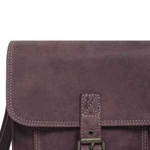 กระเป๋าสะพายพาดลำตัวหนังแท้ลายวินเทจพร้อมที่จับไหล่ปรับได้จากผู้ผลิตชั้นนำสไตล์อังกฤษ - Product Image 5