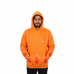 Nouveaux sweats à capuche en polaire pour hommes de haute qualité, surdimensionnés, respirants, décontractés, en coton mélangé, personnalisables, basiques - Product Image 4