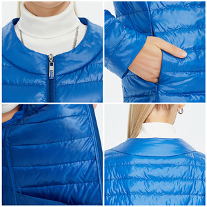 Veste matelassée coupe ajustée pour hommes avec logo personnalisé Veste matelassée au design personnalisé pour hommes et femmes Style unisexe Hiver - Product Image 6