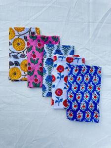 ชุดผ้าเช็ดปากลายดอกไม้สำหรับงานแต่งงานงานประดิษฐ์ทำจากผ้าฝ้ายแบบ Boho ใช้ซ้ำได้ - Product Image 4