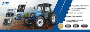 Tractor de Ruedas Sonalika de 75 CV Nuevo de la India con Motor y Componentes de Caja de Cambios Automática - Product Image 2