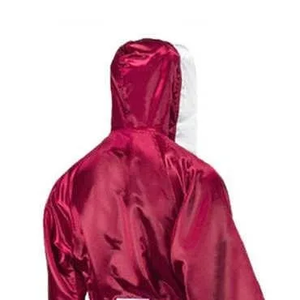 Boxing Pro Full Length Boxing <b>Robe</b> With <b>Hood</b> Black Color Martial Arts Wear Boxing <b>Robe</b> With Custom Design and Size - Product Image 5