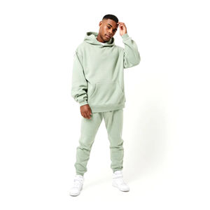 Sweat à capuche personnalisé pour hommes, poids lourd, vierge, 100% coton, coupe boxy surdimensionnée, sweat à capuche court de haute qualité pour hommes - Product Image 4