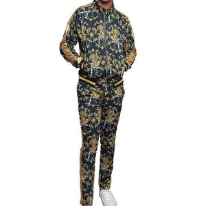 Ropa deportiva para hombre chándales estampados por sublimación chándales para correr con cremallera personalizados para hombre - Product Image 1