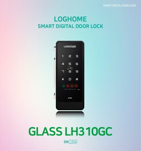 Evernet thông minh khóa kính lh310gc Khóa cửa kỹ thuật số cho cửa kính với lớp Một mật khẩu bảo mật & Thẻ key Made in Hàn Quốc - Product Image 6