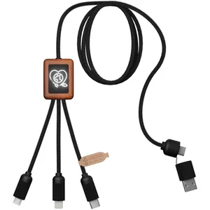 C38 5-in-1 Sustainable USB Charging Cable for Gadgets for Promotions - Product Image 2