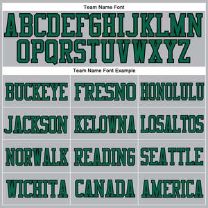 Wholesale Custom Printing Grey Kelly <b>Green</b> Black <b>Mesh</b> Authentic Football Jersey Breathable Quick Dry American Football Jersey - Product Image 3