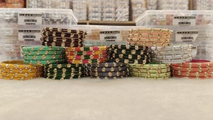 Royal Rajwadi Bangles pour femmes Trendy Zinc Alloy Metal avec perle Main Work Idéal pour les fonctions de mariage et les looks traditionnels - Product Image 6