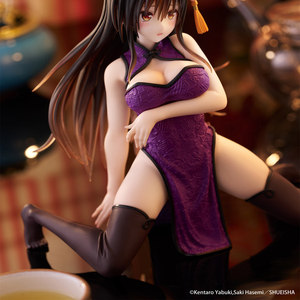 ขายส่ง ฟิกเกอร์อนิเมะ PVC ยูอิ โคเทกาวะ จากเรื่อง LOVE-Ru Darkness ชุดกี่เพ้าสีม่วง ของแท้พร้อมกล่อง ของสะสมตกแต่ง - Product Image 2