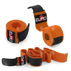 Bandes de genou en caoutchouc naturel doux et léger, triple rayures épaisses, fermeture à crochet réglable, conçues pour la salle de sport et la musculation - Product Image 1