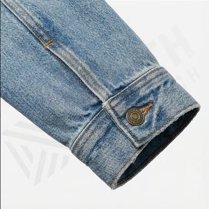 Chaqueta Vaquera Larga Elástica de Mezclilla para Mujer, Chaqueta Vaquera Lisa de Algodón para Invierno, Chaqueta de Moda para Mujer de Talla Grande - Product Image 6