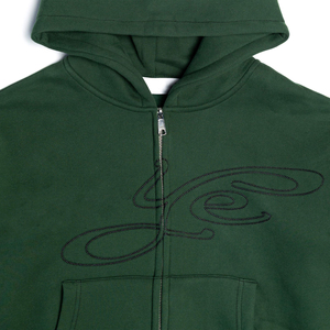 Sweat-shirts à capuche en coton 100% avec strass, lavage à l'acide, surdimensionné, fermeture éclair intégrale, sweat-shirt à capuche personnalisé, lourd, épaules tombantes, unisexe - Product Image 5