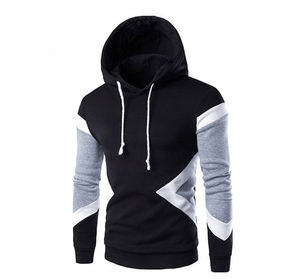 Sudadera con capucha de gran tamaño de estilo alemán de alta calidad personalizada para hombres patrón de rayas transpirables para invierno - Product Image 2