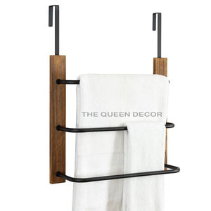 High Selling Stainless Steel Metal Square Shape Shinny Polished Wall Mounted <b>Towel</b> Holder Freestanding - Product Image 6