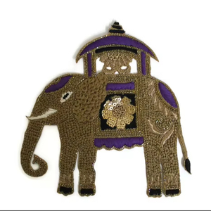 Hermosos parches en forma de animal para decoración de bolsas de ropa DIY Tela y figuras en forma decoradas con cuentas para prendas y camisas - Product Image 1