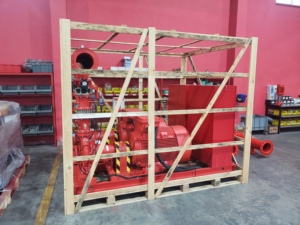 USSU US-FM para FM, Bomba Centrífuga Eléctrica de Succión Final Aprobada por NFPA20 para Extinción de Incendios, Conjunto de Bomba de 50-2000 GPM con Controlador - Product Image 4