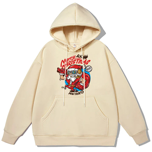<b>Christmas</b> Oversize Printed <b>Hoodies</b> Custom Sports Pullover <b>Christmas</b> <b>Hoodies</b> High Quality Cotton <b>Christmas</b> Men's <b>Hoodies</b> - Product Image 2
