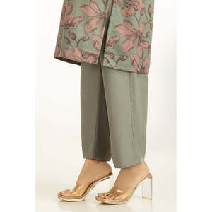 Conjunto de Top y Shorts Estampados de Crepé de Algodón y Viscosa IUSTTS-1364, Conjunto Casual de 2 Piezas para Primavera/Verano, Tallas XS a XL - Product Image 1