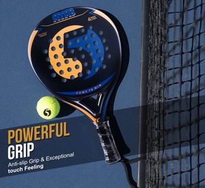 Raqueta de Pádel de Carbono al por Mayor, Raqueta de Fibra de Carbono Personalizada de Alta Calidad 2023 - Product Image 5