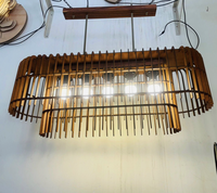 Lampe en bois artisanale utilisant du bois naturel pour la décoration intérieure Solutions d'éclairage provenant d'un fabricant artisanal vietnamien