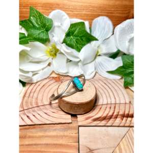 Opal & Sterling Silver Cuff Bracelet Handmade Navajo Fashion Accessory - Product Image 2