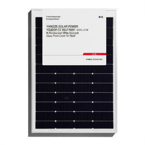 แผงโซลาร์เซลล์ Yangtze Solar Power YS320P-72 550W-800W แบบโมโนคริสตัลไลน์ ฮาล์ฟคัท HJT PERC  แผงหลังสีขาว  กระจกปิดด้านหน้า สำหรับติดตั้งบนหลังคา - Product Image 2
