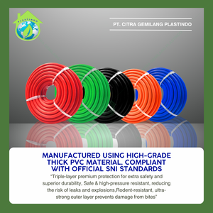 50 Meter 3 Layer <b>Silicone</b> Rubber LPG Gas <b>Hose</b> SNI Certified Thicker Explosion Proof Leak Proof Waterproof Rat Bite Resistant - Product Image 6
