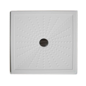 PLATO DE DUCHA DE NIVEL DE SUELO PARA DISCAPACITADOS EN RESINA DE CRISTAL CON DRENAJE - Product Image 1