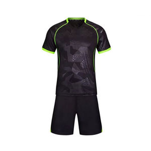 Conjunto de Entrenamiento de Fútbol para Hombre, Ajuste Cómodo, 100% Poliéster, Suave, Secado Rápido, Ligero, Transpirable, Ecológico, Personalizable, OEM - Product Image 1