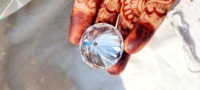 110 quilates de moissanita blanca de gran tamaño para la fabricación de joyas, diamante suelto hecho a mano.