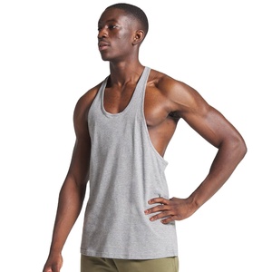 Camisetas de tirantes deportivas para hombre, camisetas de tirantes para entrenamiento de gimnasio, camisetas deportivas de LICRA de talla grande - Product Image 6