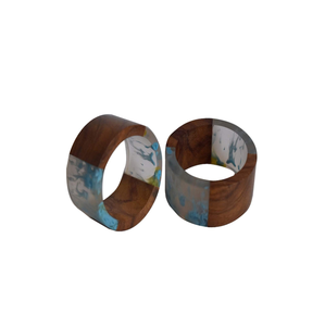 Wood and Resin Napkin Holder High Quality <b>Tabletop</b> Classic Stylish Luxurious Napkin Ring at Lowest Cost - Product Image 6