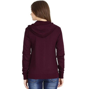 Custom Made <b>Top</b> Selling Women's Lightweight Zip-Up Hoodie Quick-Dry Casual Street Wear Front Logo Hoodies <b>Winter</b> OEM Service - Product Image 2