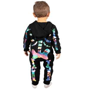 Disfraz de esqueleto de alta calidad para niños, cómodo y elegante, perfecto para fiestas y eventos de Halloween - Product Image 3