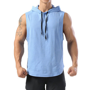 2025 Custom <b>Gym</b> <b>Hoodie</b> for Men High Quality 100% Cotton Breathable Stylish Hoodies With Printed Pattern for Summer Exercise - Product Image 1