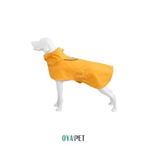 Chubasquero de poliéster a prueba de viento al por mayor de fábrica para mascotas medianas chaqueta de color sólido popular para uso en verano e invierno primavera - Product Image 5