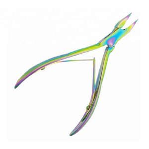 Coupe-ongles en acier inoxydable de haute qualité poignée de coussin pointe fine pince à ongles incarnés manucure pédicure lames droites - Product Image 5