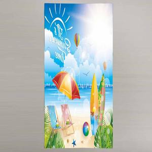 Toalla de playa de algodón personalizable 350 GSM Digital impresa con estilo Tropical para gimnasio Vacaciones verano tomar el sol 35 - Product Image 5