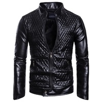 Vestes pour hommes Automne Hiver Mode Homme Veste en cuir microfibre Coupe ajustée Véritable motard Vintage Mode Vestes en cuir