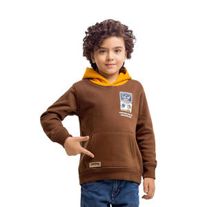 Venta caliente 100% algodón colorido niños sudaderas con capucha invierno llegada bebé prendas con personalizaciones niños impreso sudaderas con capucha en barato - Product Image 1