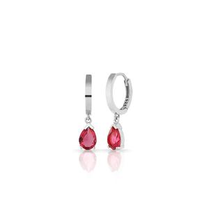 Azuris 925เงินสเตอร์ลิงต่างหูหินสีเชอร์รี่จากไก่งวง - Product Image 1